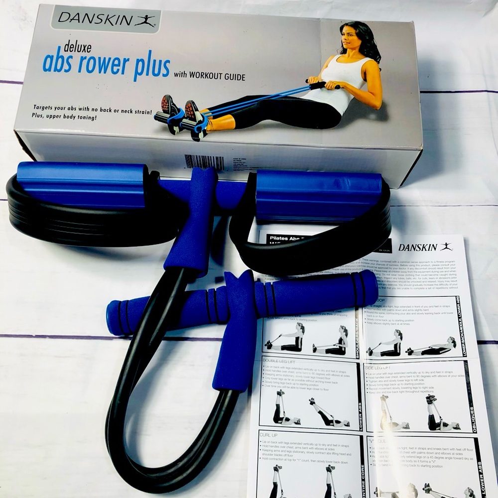 Danskin  Deluxe Abs Rower Plus With Workout Guide Exercise